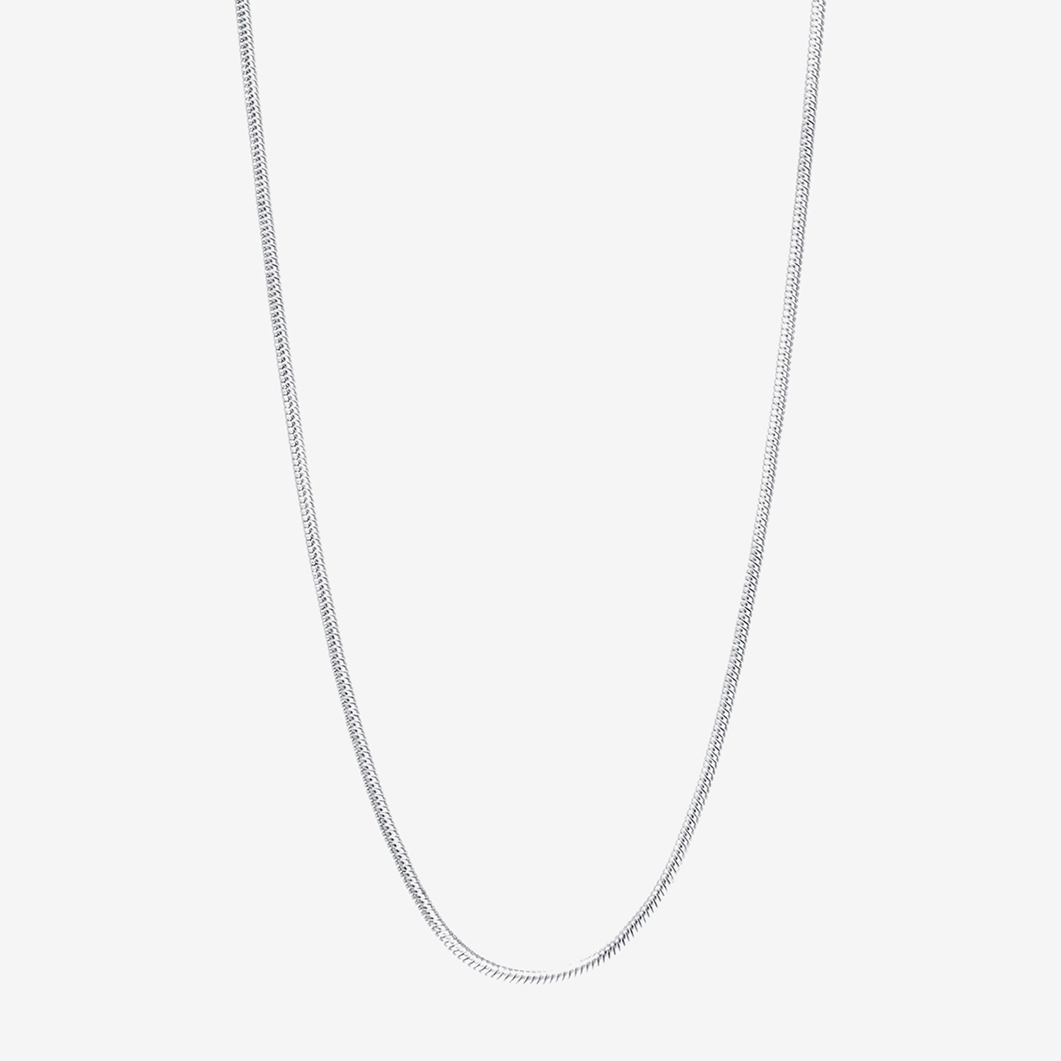 Silver Reflections Pure Over Brass 16-30" Chain Necklace