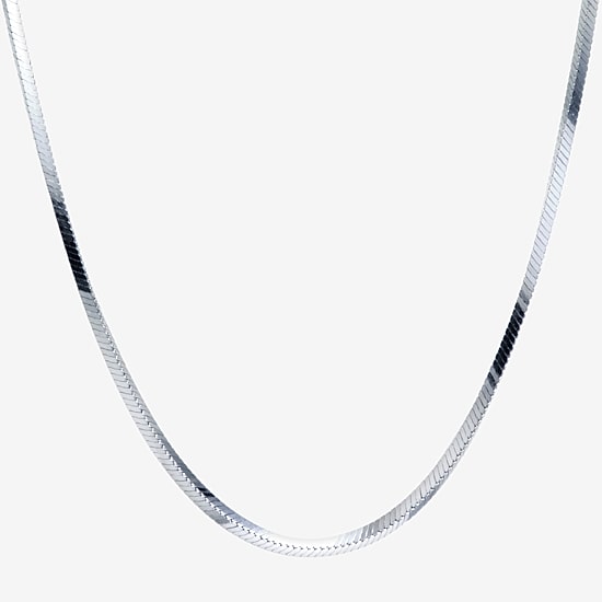 Silver Treasures Made in Italy Sterling Silver 18-24" Snake Chain Necklace