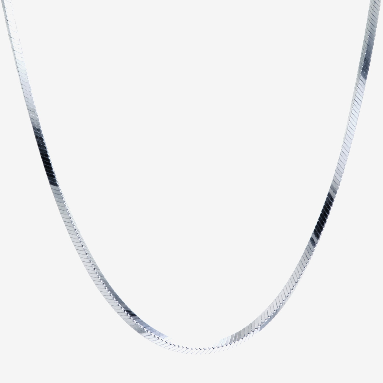 Silver Treasures Made in Italy Sterling Silver 18-24" Snake Chain Necklace