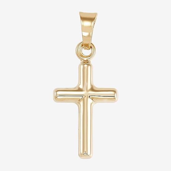 Unisex Adult 14K Gold Cross Pendant