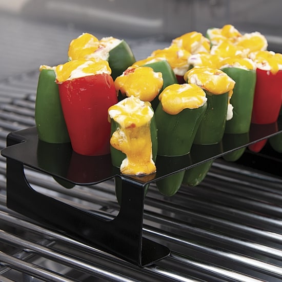 Charcoal Companion Chili Pepper Grilling Rack and Corer Set