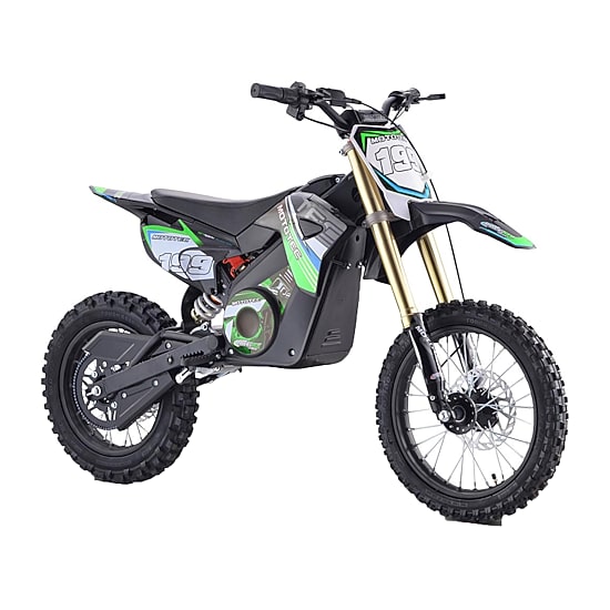 Mototec 48v Pro Electric Dirt Bike 1500w Lithium Blue Ride-On Car