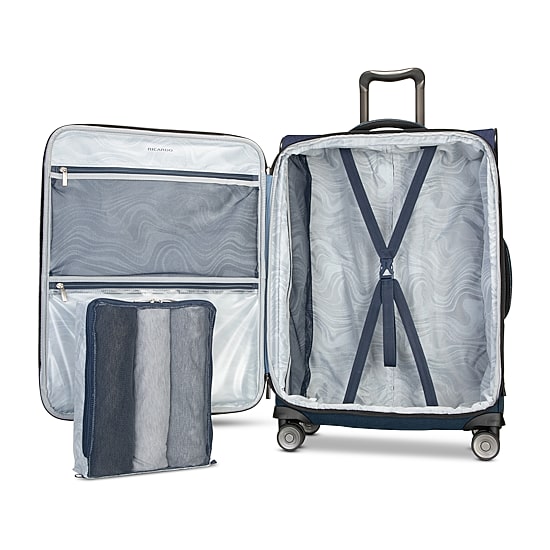 Ricardo Beverly Hills Malibu 3.0 25 Inch Softside Expandable Lightweight Checked Spinner Luggage