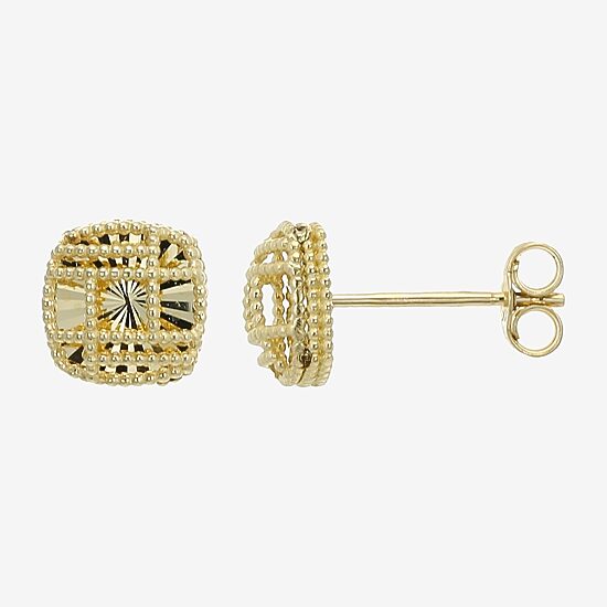 Womens 14K Gold Square 2-pc. Jewelry Set