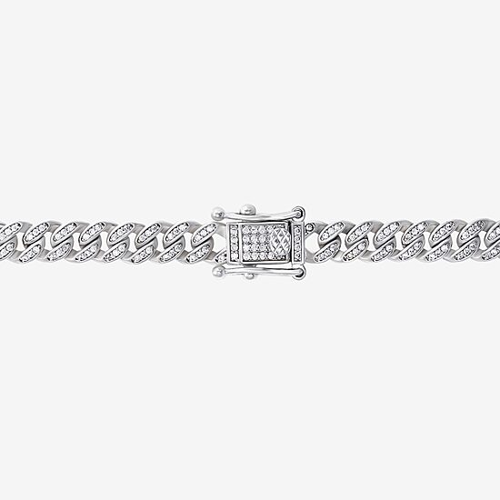 Mens Sterling Silver 22 Inch Link Chain Necklace