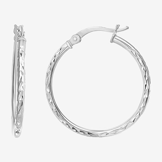 Womens Sterling Silver Round 4 Pair Earring Set