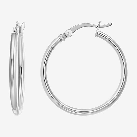 Womens Sterling Silver Round 4 Pair Earring Set