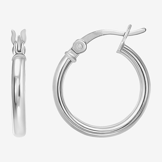 Womens Sterling Silver Round 4 Pair Earring Set