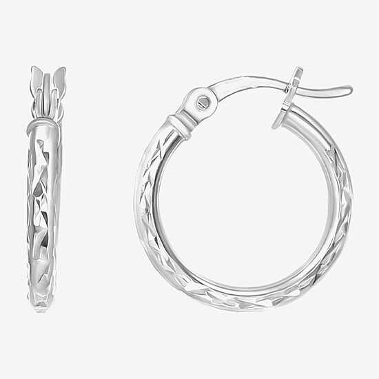 Womens Sterling Silver Round 4 Pair Earring Set