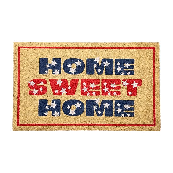 Northlight Home Sweet Home Coir Outdoor Indoor Rectangular Doormat