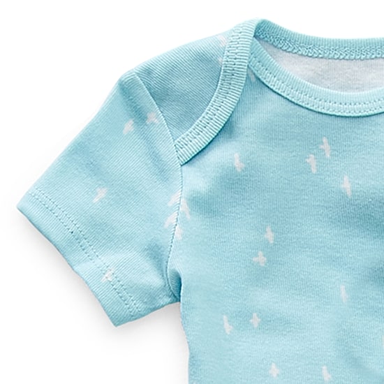 Okie Dokie Baby Boys Crew Neck Short Sleeve Rib 4-pc. Bodysuit