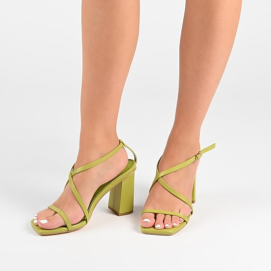 Journee Collection Womens Lenorra Heeled Sandals