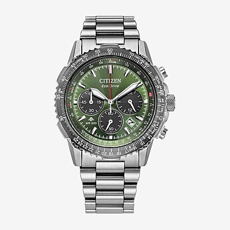【soh jyu】Providence aH-102TRSC Citizen Promaster Skyhawk A-T Mens Silver Tone Stainless Steel