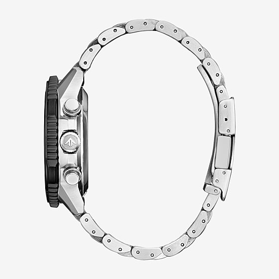 Citizen Mens Chronograph Silver Tone Stainless Steel Bracelet Watch Ca4664-60w