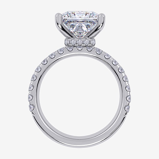 Signature By Modern Bride (G / Vs2-Si1) Womens 6 CT. T.W. Lab Grown White Diamond 14K Gold Side Stone Bridal Set