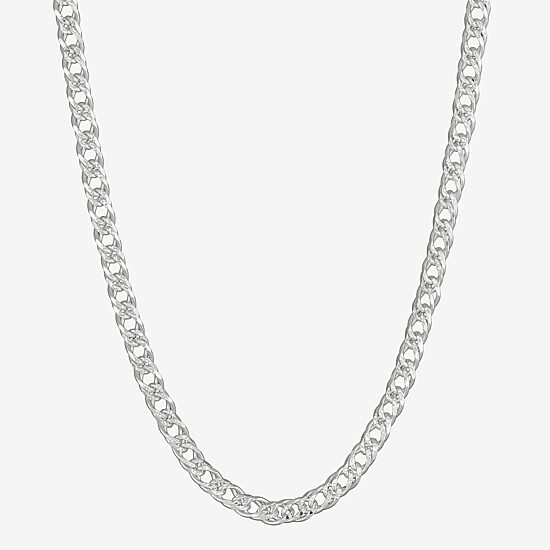 Made in Italy Womens Sterling Silver 20 Inch Fashion Chain Necklace