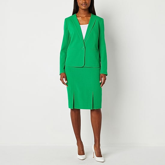 Black Label by Evan-Picone Womens Classic Fit Suit Jacket