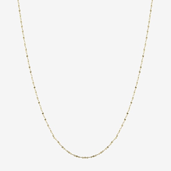 Silver Reflections 24K Gold Over Brass 18-24" Chain Necklace