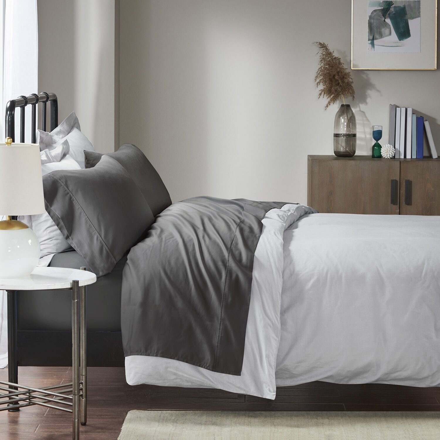 Madison Park 2-Pack 1500tc Cotton Blend Wrinkle Resistant Pillowcases