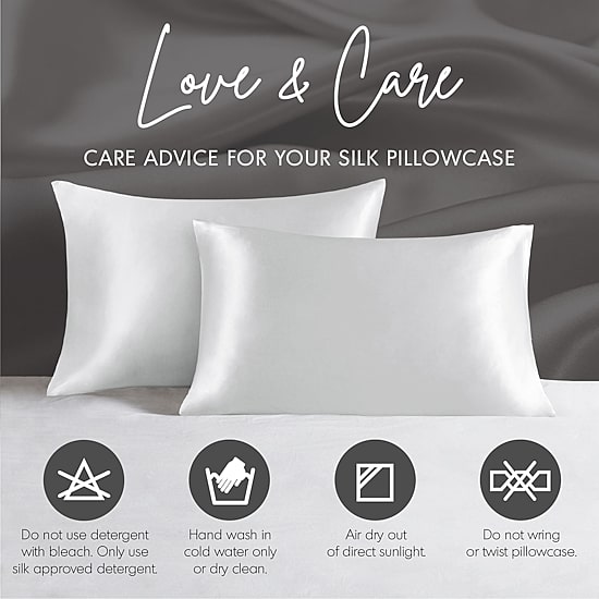 Madison Park Single Silk Pillowcase