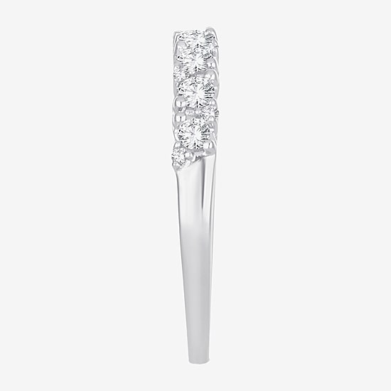 Womens 1/2 CT. T.W. Natural White Diamond 10K Gold Wedding Band