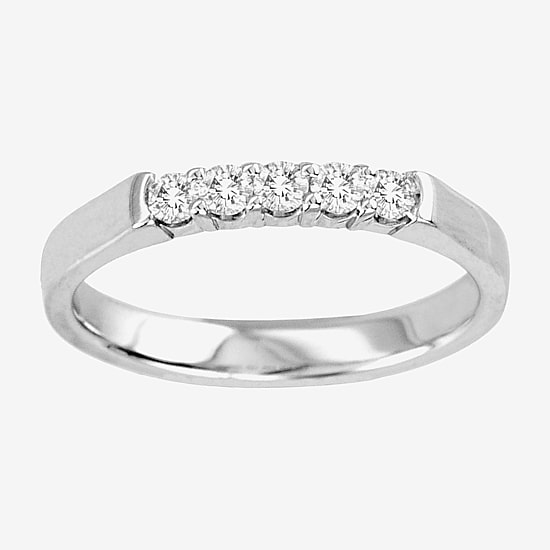 1/4 CT.T.W. Natural Diamond Band 14K White Gold