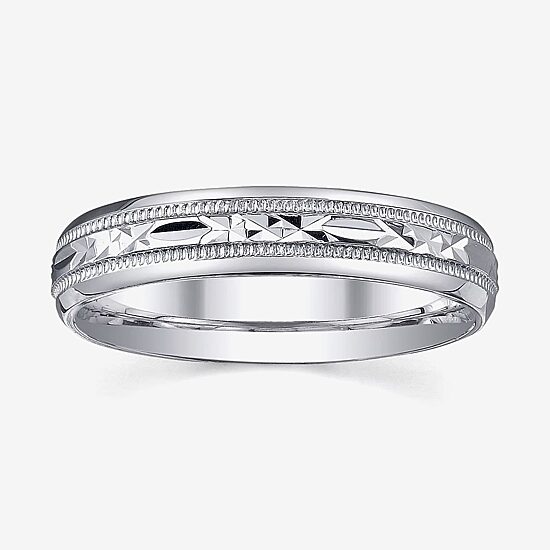  Mens Sterling Silver Wedding Band