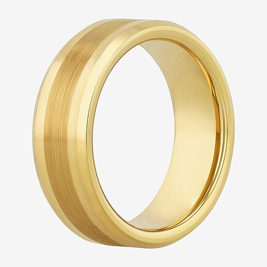 Mens 8MM Tungsten Wedding Band
