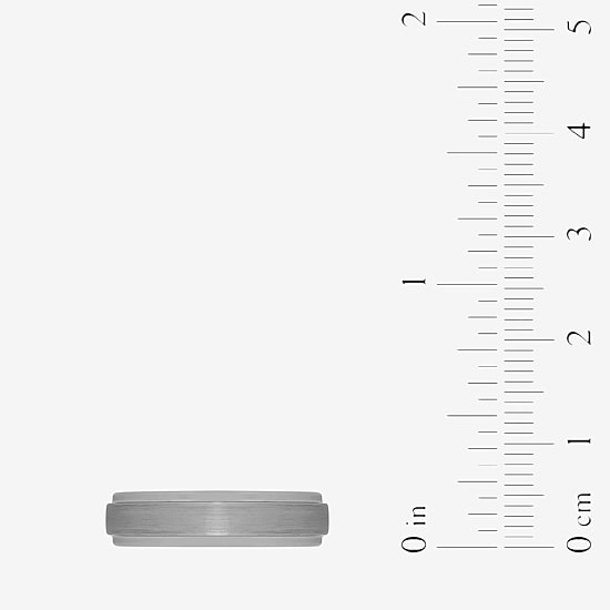 Mens 6MM Tungsten Wedding Band