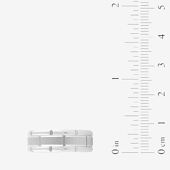 Mens 8MM Tungsten Wedding Band
