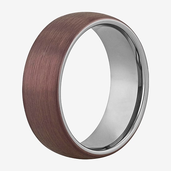 Mens 8MM Tungsten Wedding Band