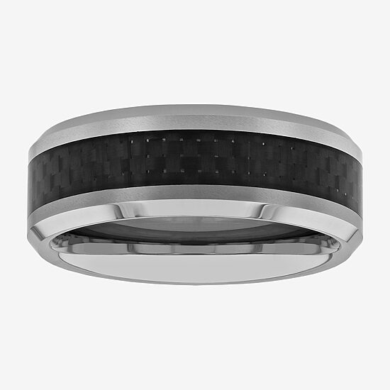 Mens 8MM Tungsten Wedding Band