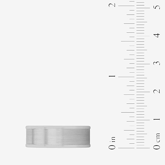 Mens 8MM Tungsten Wedding Band