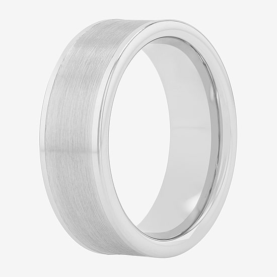 Mens 8MM Tungsten Wedding Band