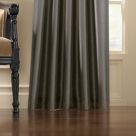 CHF Marquee Pinch Pleat Back Tab Light-Filtering Single Curtain Panel