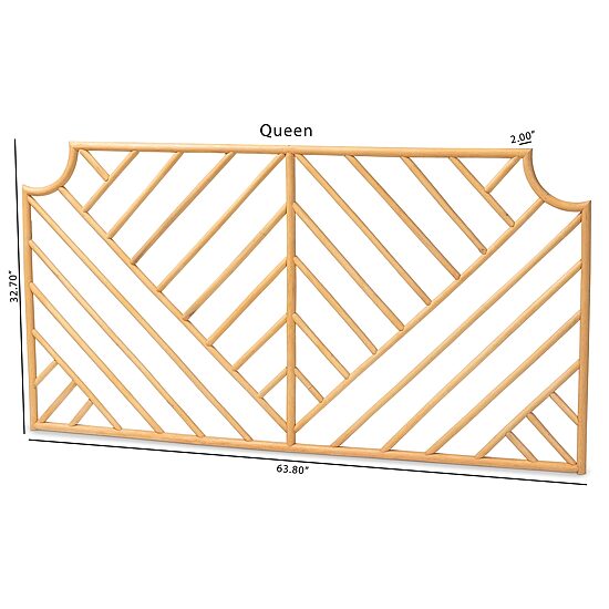 Giza Rattan Rectangular Headboard