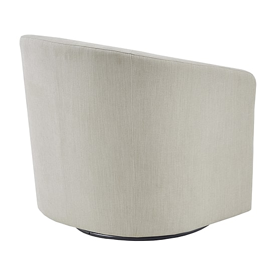 Martha Stewart Amber Swivel Upholstered Armchair
