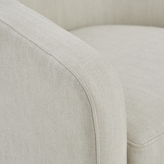 Martha Stewart Amber Swivel Upholstered Armchair
