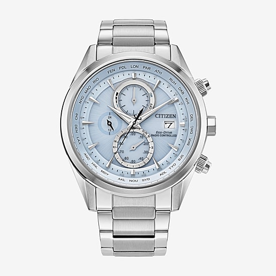Citizen Mens Silver Tone Stainless Steel Bracelet Watch At8260-51m