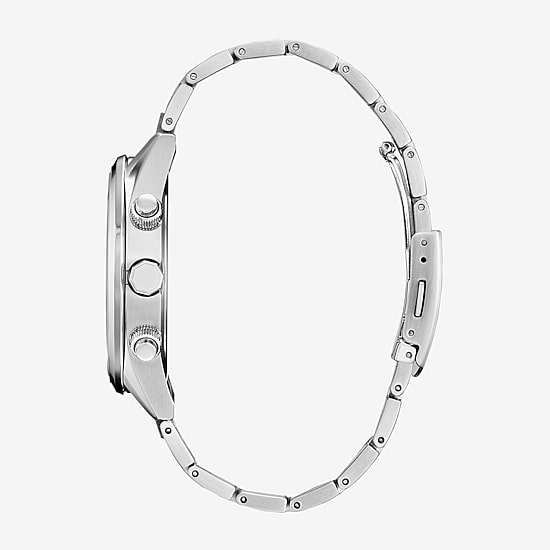 Citizen Mens Silver Tone Stainless Steel Bracelet Watch At8260-51m