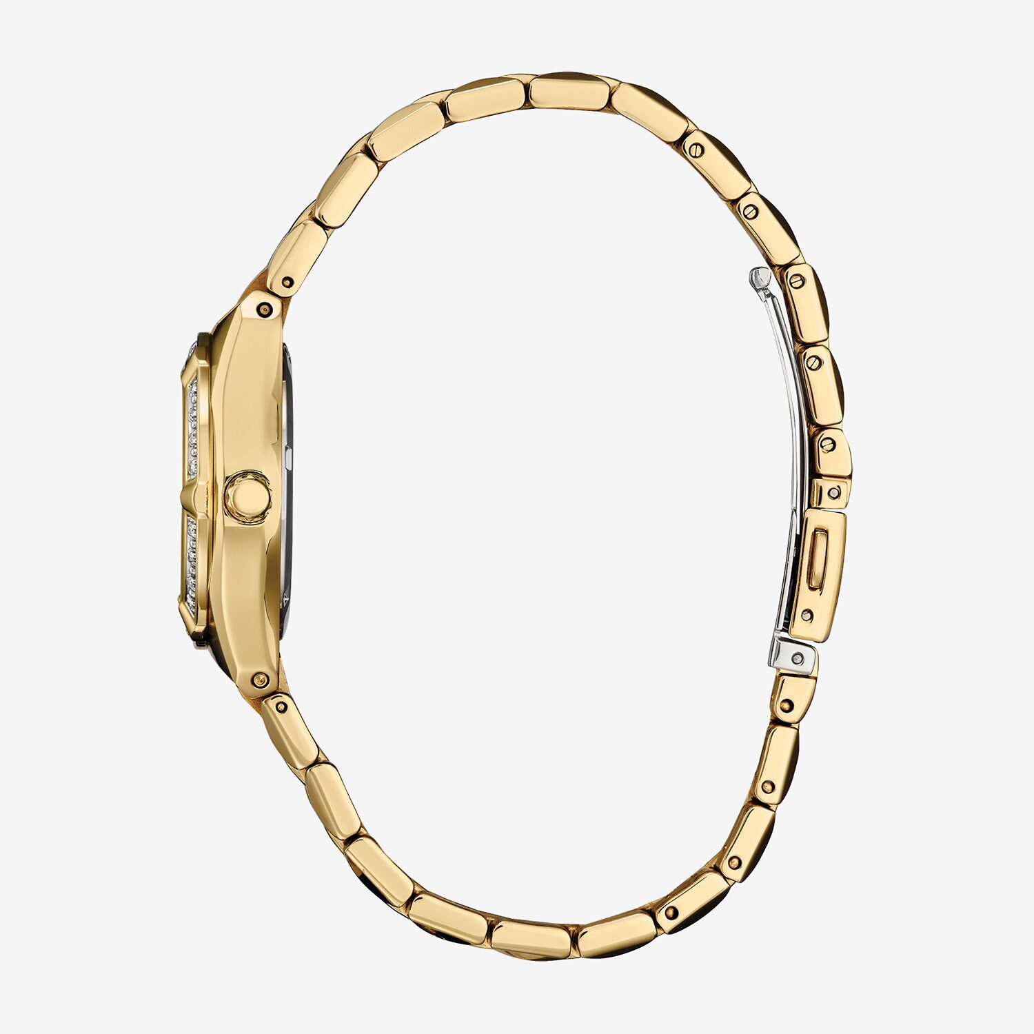 Citizen Dress/Classic Womens Gold Tone Stainless Steel Bracelet Watch Ew2712-55e