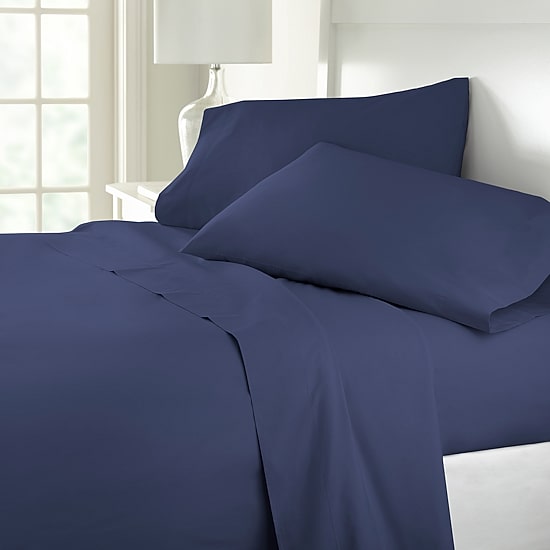 Home Expressions Cool and Crisp Cotton Percale Sheet Set
