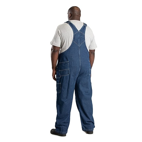 Berne Heritage Unlined Denim Bib Mens Big and Tall Workwear