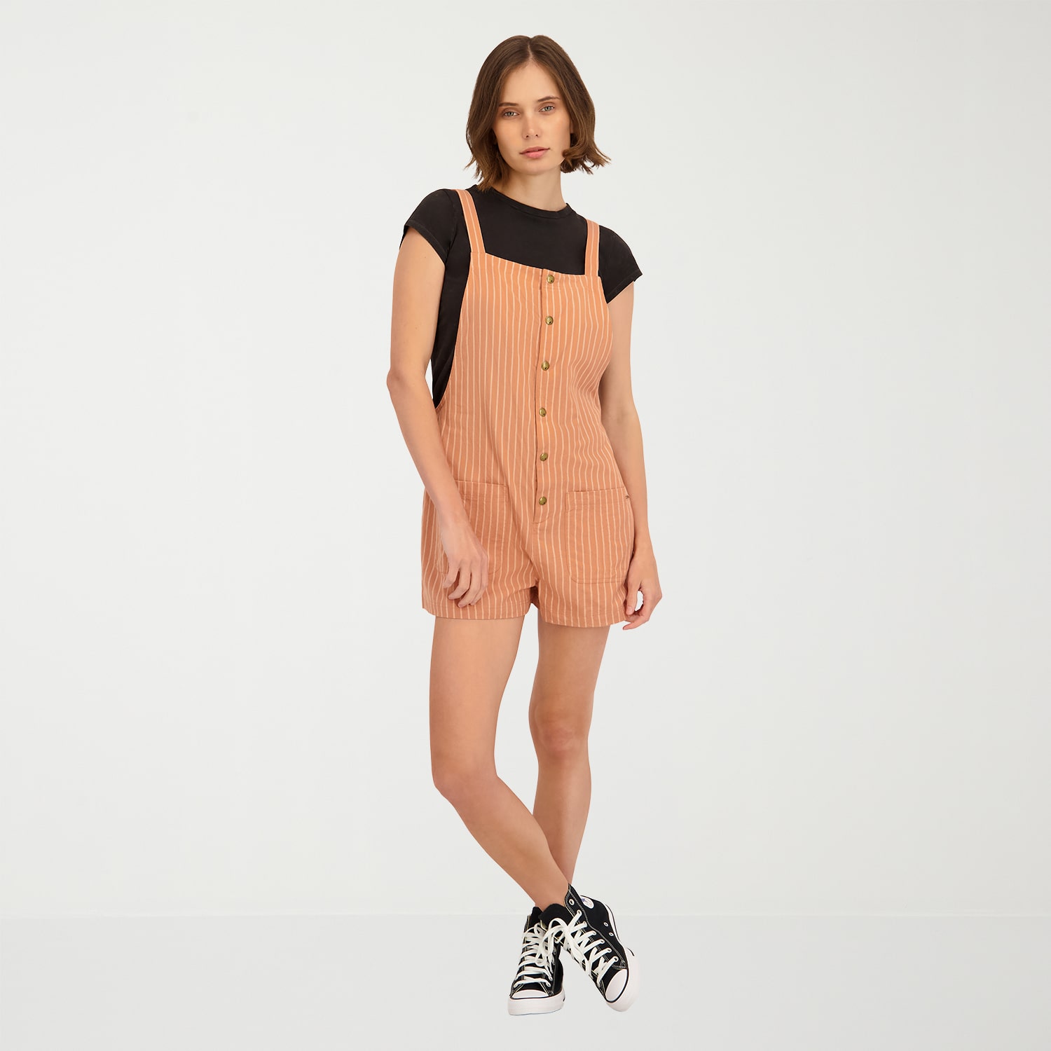 VOLCOM Womens Sleeveless Juniors Romper