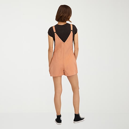 VOLCOM Womens Sleeveless Juniors Romper