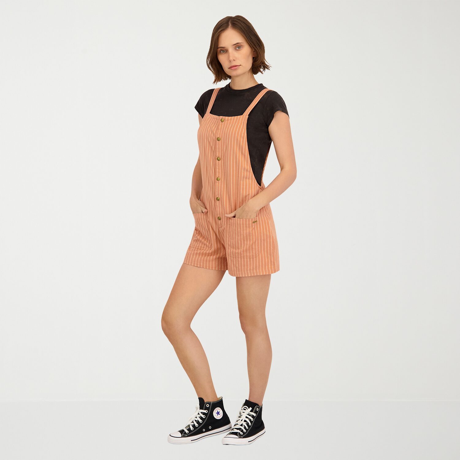 VOLCOM Womens Sleeveless Juniors Romper