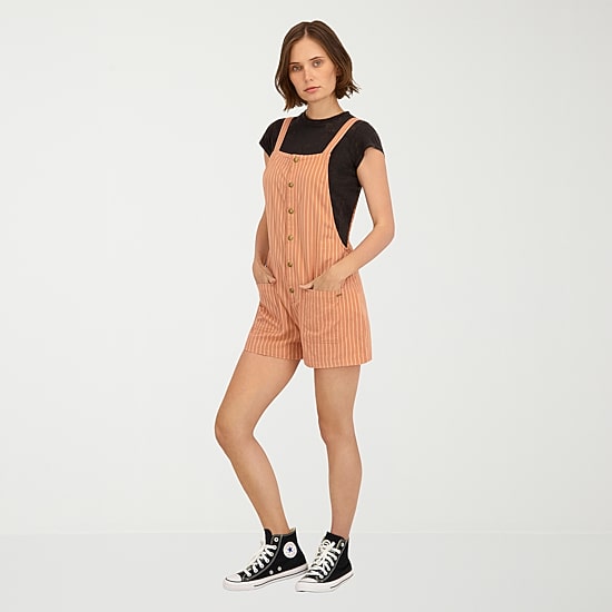 VOLCOM Womens Sleeveless Juniors Romper