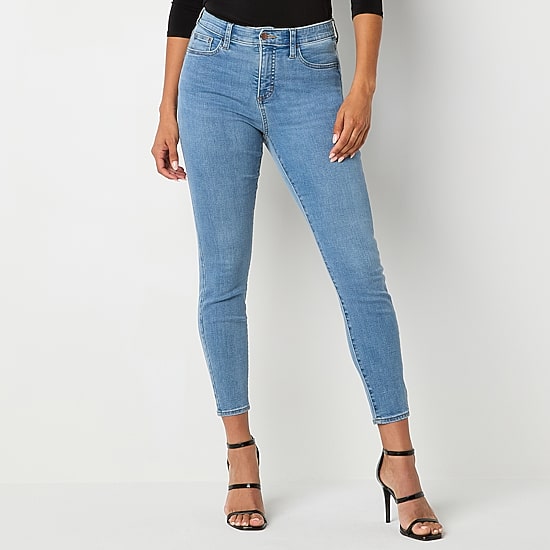 Bold Elements Womens High Rise Skinny Fit Jean