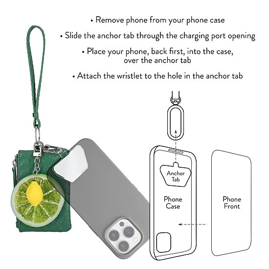 Mundi Rfid Strawberry Connect And Go Wristlet