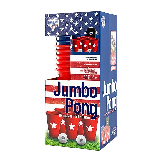 Five Oak Americana Usa Jumbo Yard Pong Outdoor Play Set